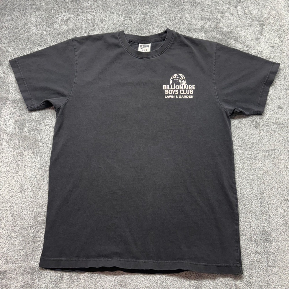 Billionaire Boys Club T-Shirt Mens L Black Good Lawn & Garden Graphic Tee